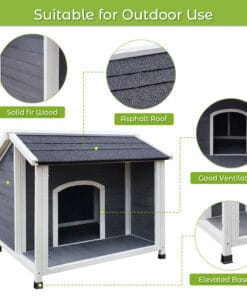 Outdoor Wooden Dog House