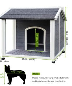 Outdoor Wooden Dog House