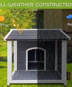 Outdoor Wooden Dog House