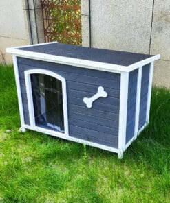 40.55" Wooden Folding Dog House