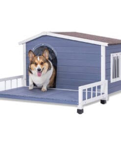 Deluxe Wooden Dog House