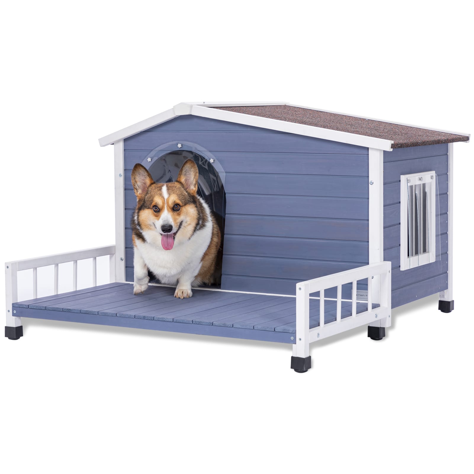 Deluxe Wooden Dog House