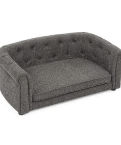 Dog Sofa With Arc-shaped Backrest And Armrests