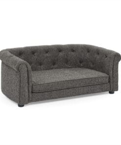 Dog Sofa With Arc-shaped Backrest And Armrests