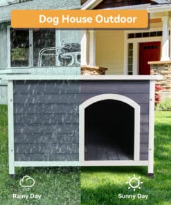Wooden Outdoor Dog House