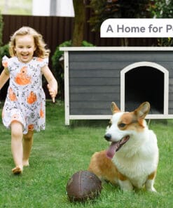 Wooden Outdoor Dog House
