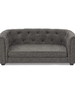 Dog Sofa With Arc-shaped Backrest And Armrests