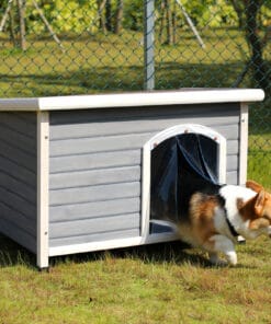 Medium Wooden Outdoor Dog House