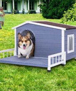 Deluxe Wooden Dog House