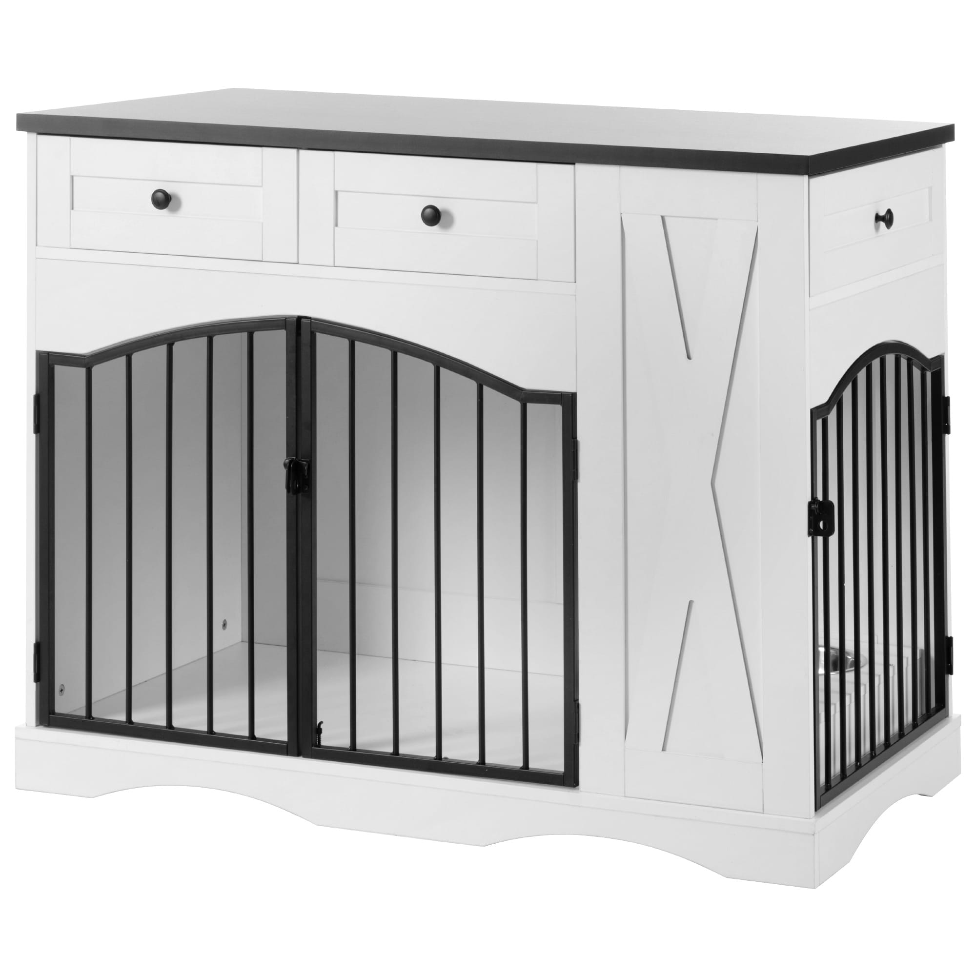 43.3" Farmhouse Dog Crate