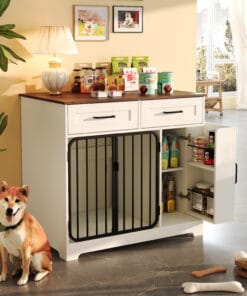37.4" Dog Crate Furniture