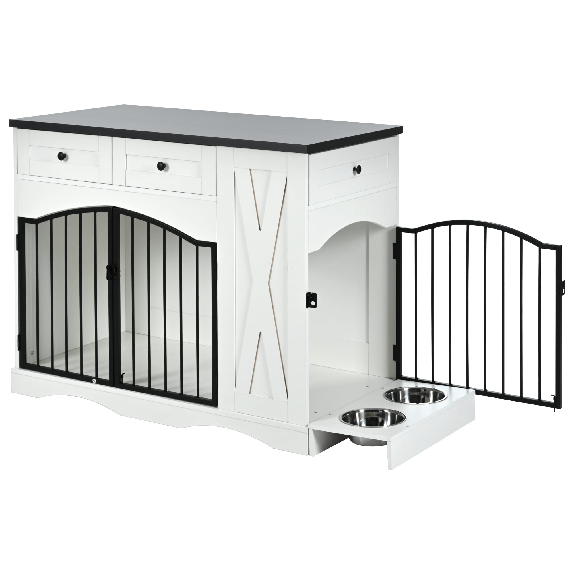 43.3" Farmhouse Dog Crate