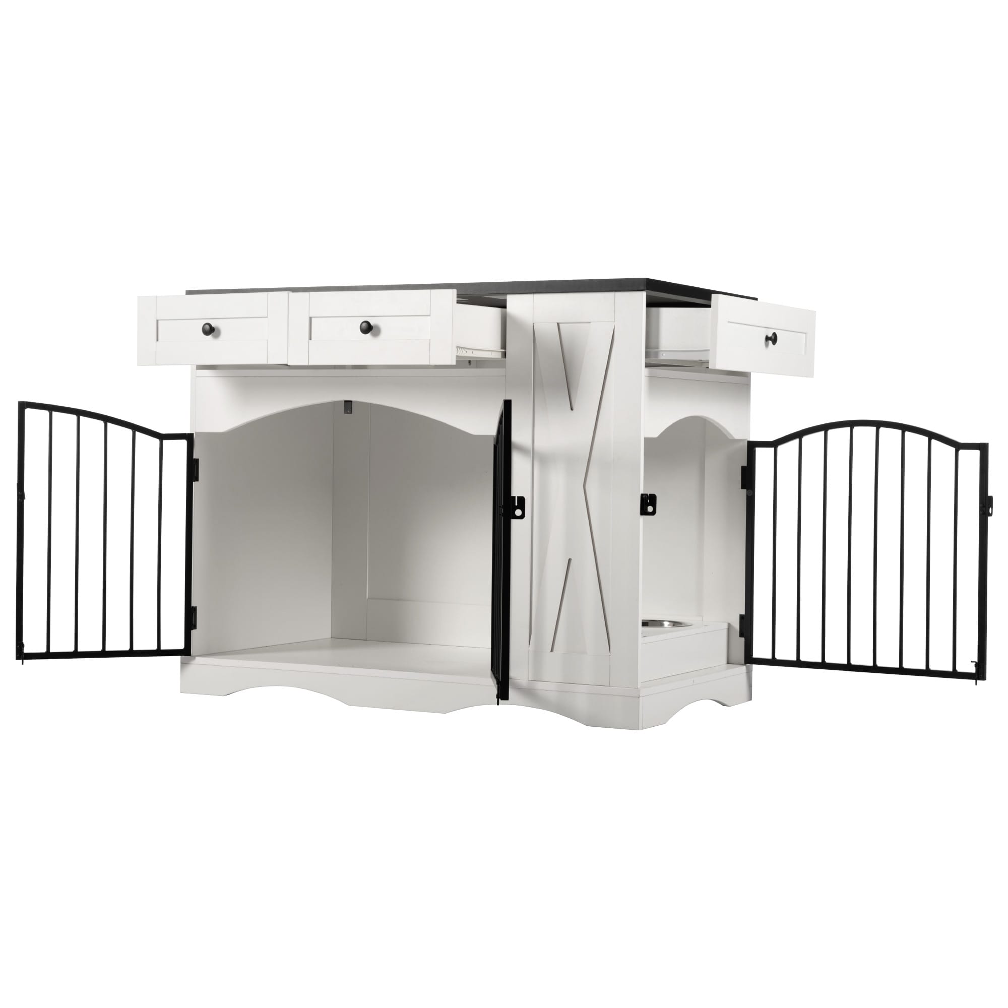 43.3" Farmhouse Dog Crate