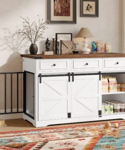 55.1" Dog Crate Furniture