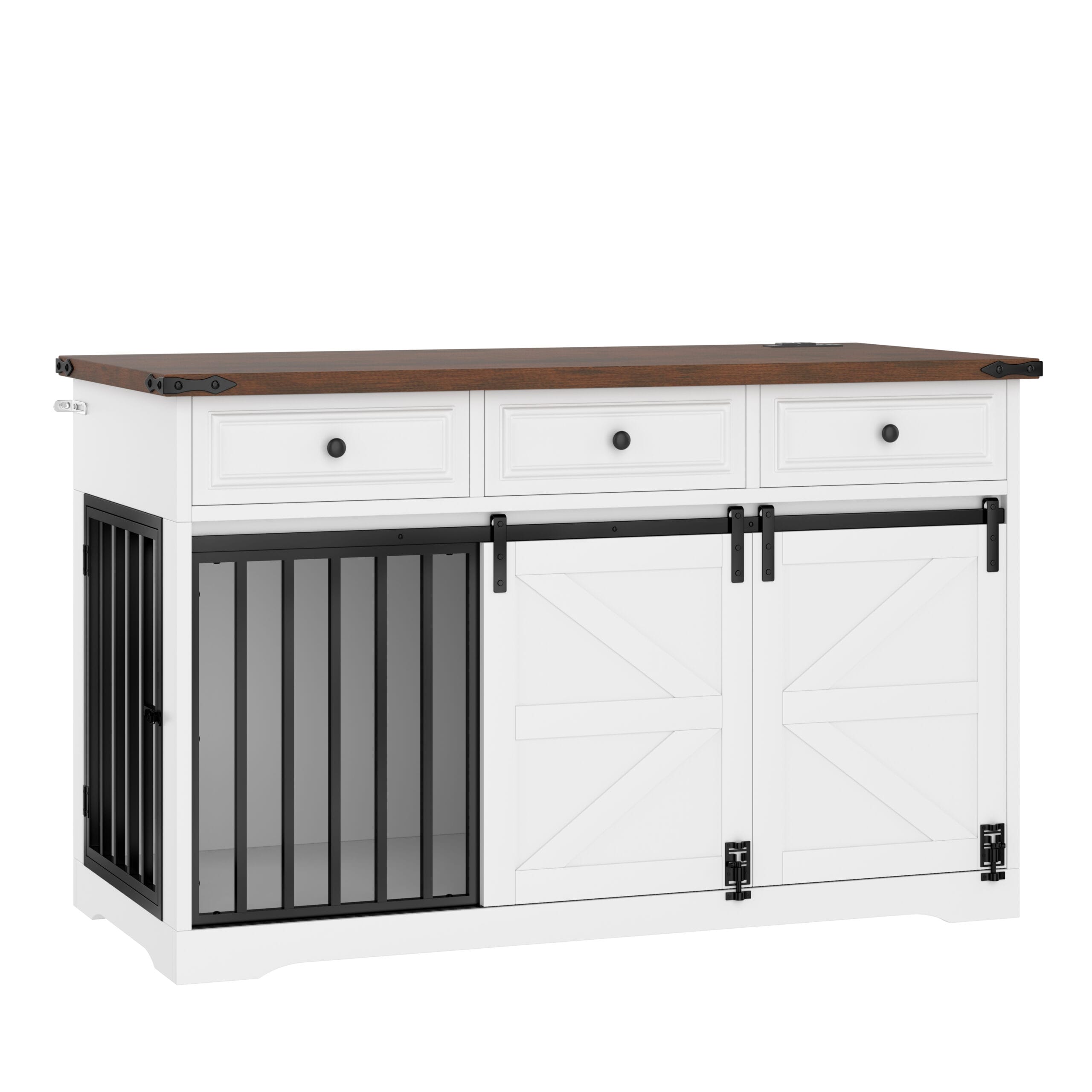 55.1" Dog Crate Furniture