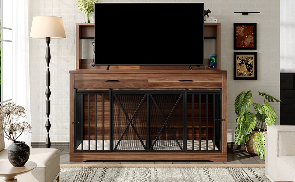 55.1" Heavy Duty Dog Cage Table - Image 6