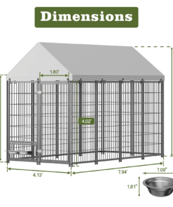 Metal Large Dog Kennel