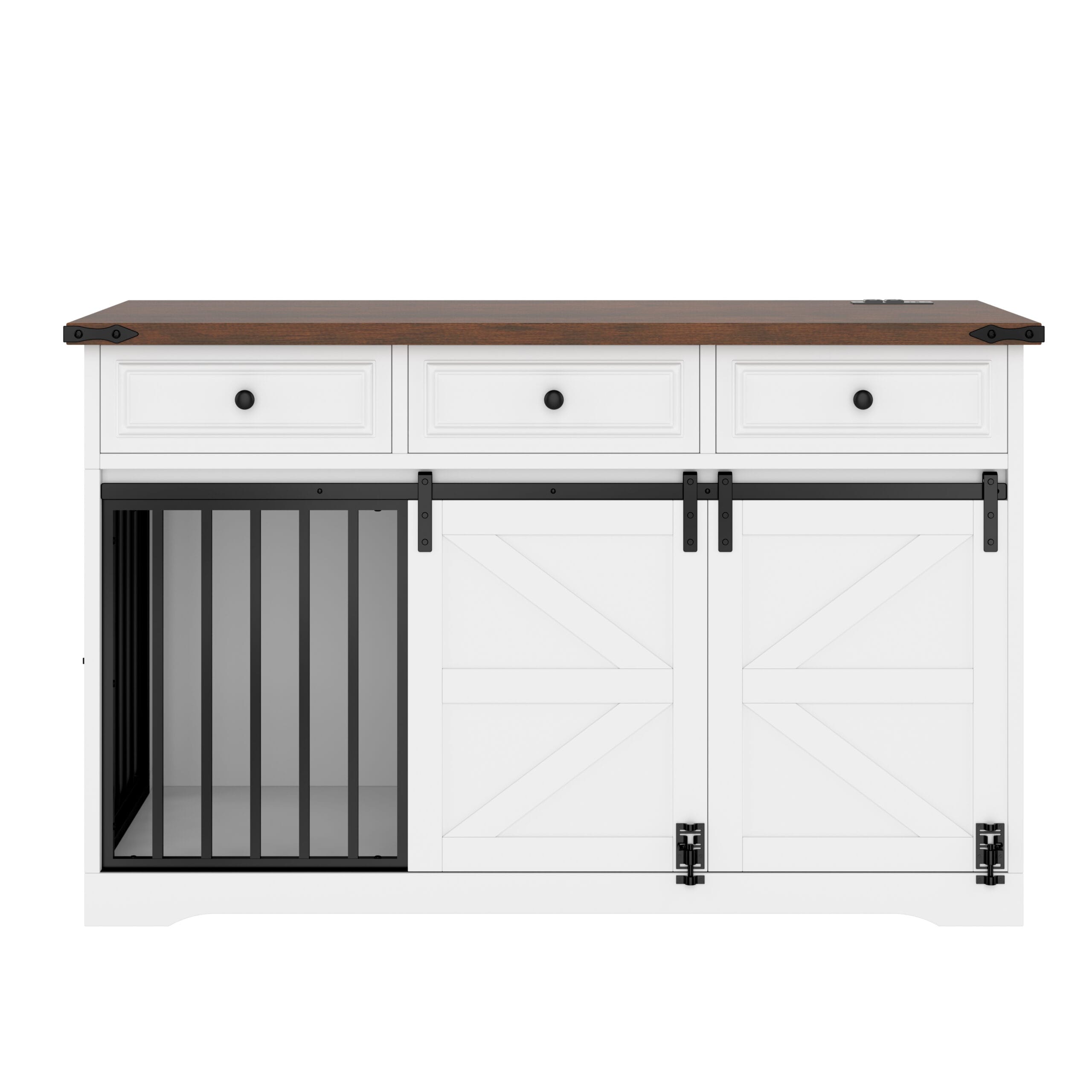 55.1" Dog Crate Furniture
