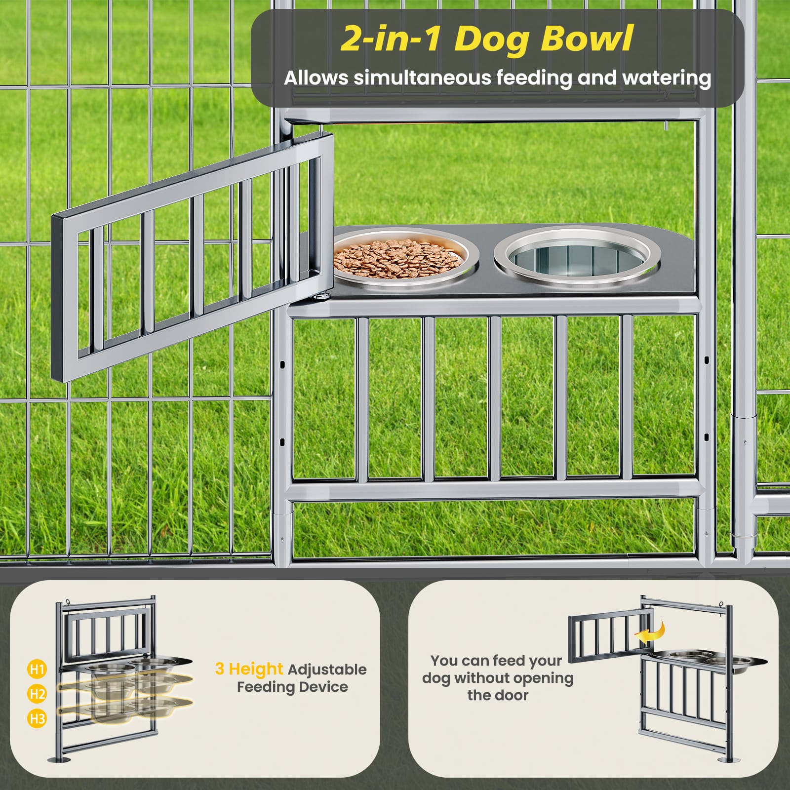 10*10FT Heavy-duty Outdoor Dog Kennel