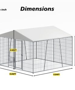 10*10FT Heavy-duty Outdoor Dog Kennel