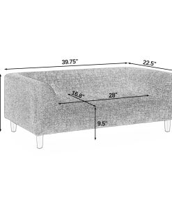 Dog Sofa With Backrest And Armrests