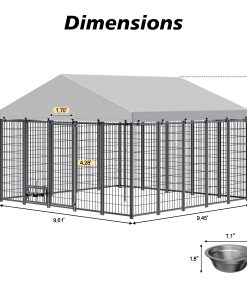 Outdoor Dogs Run Enclosure