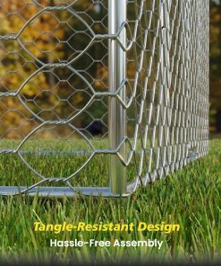 15x10 FT Large Outdoor Dog Kennel with Canopy