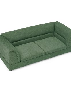 Curved Armrest Rectangular Dog Sofa