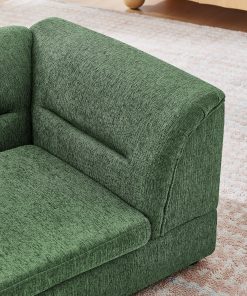 Curved Armrest Rectangular Dog Sofa