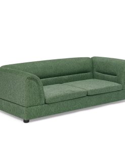 Curved Armrest Rectangular Dog Sofa
