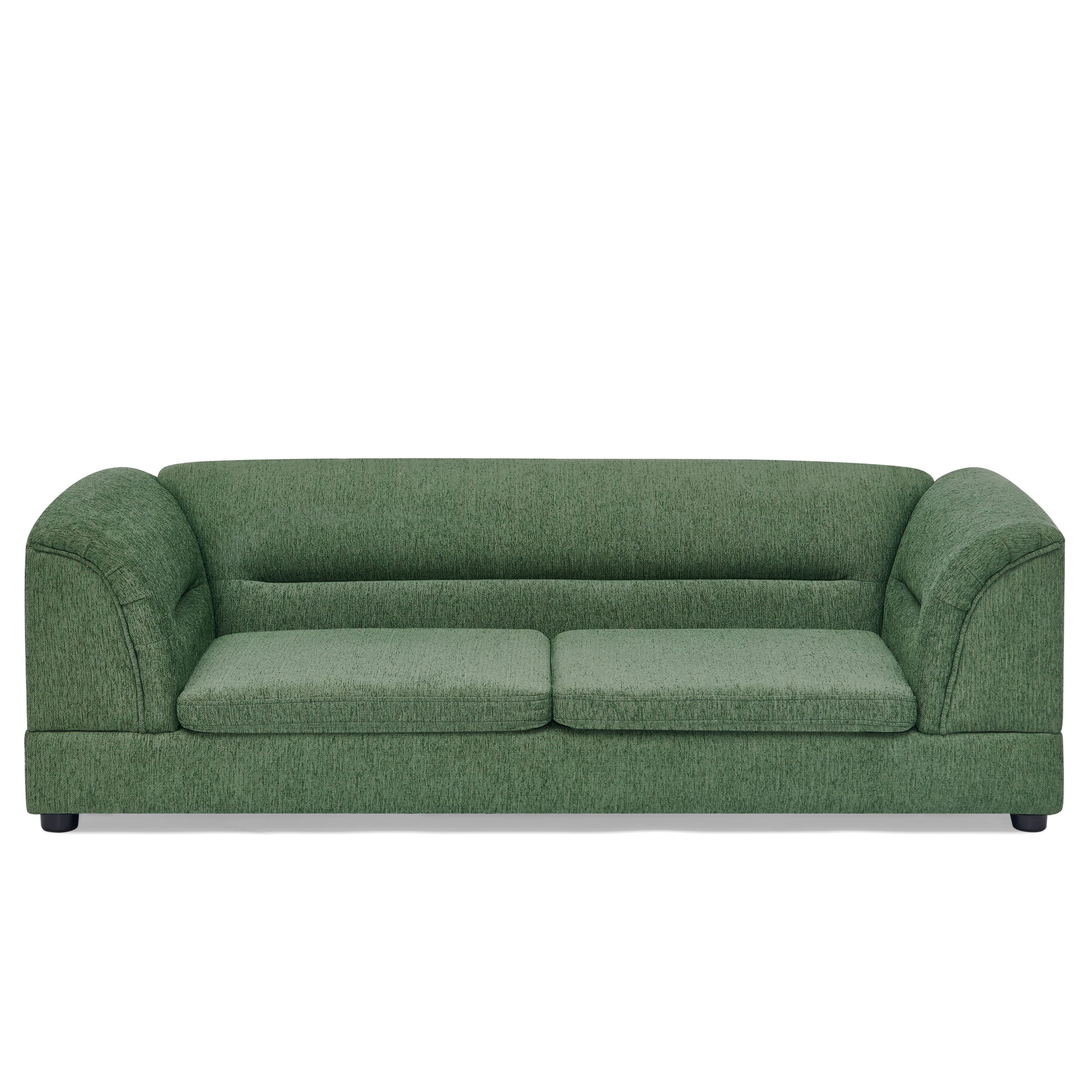 Curved Armrest Rectangular Dog Sofa