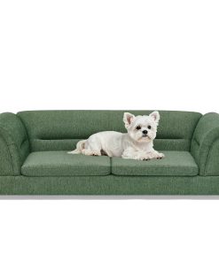 Curved Armrest Rectangular Dog Sofa