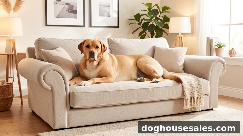 Oversized pet sofa buying guide - sizes, materials and top picks for large dogs